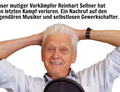 Wir trauern um Reinhart Sellner!