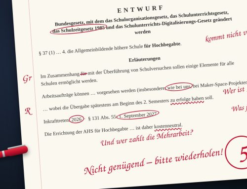Wiederholen verboten – außer für diesen Entwurf